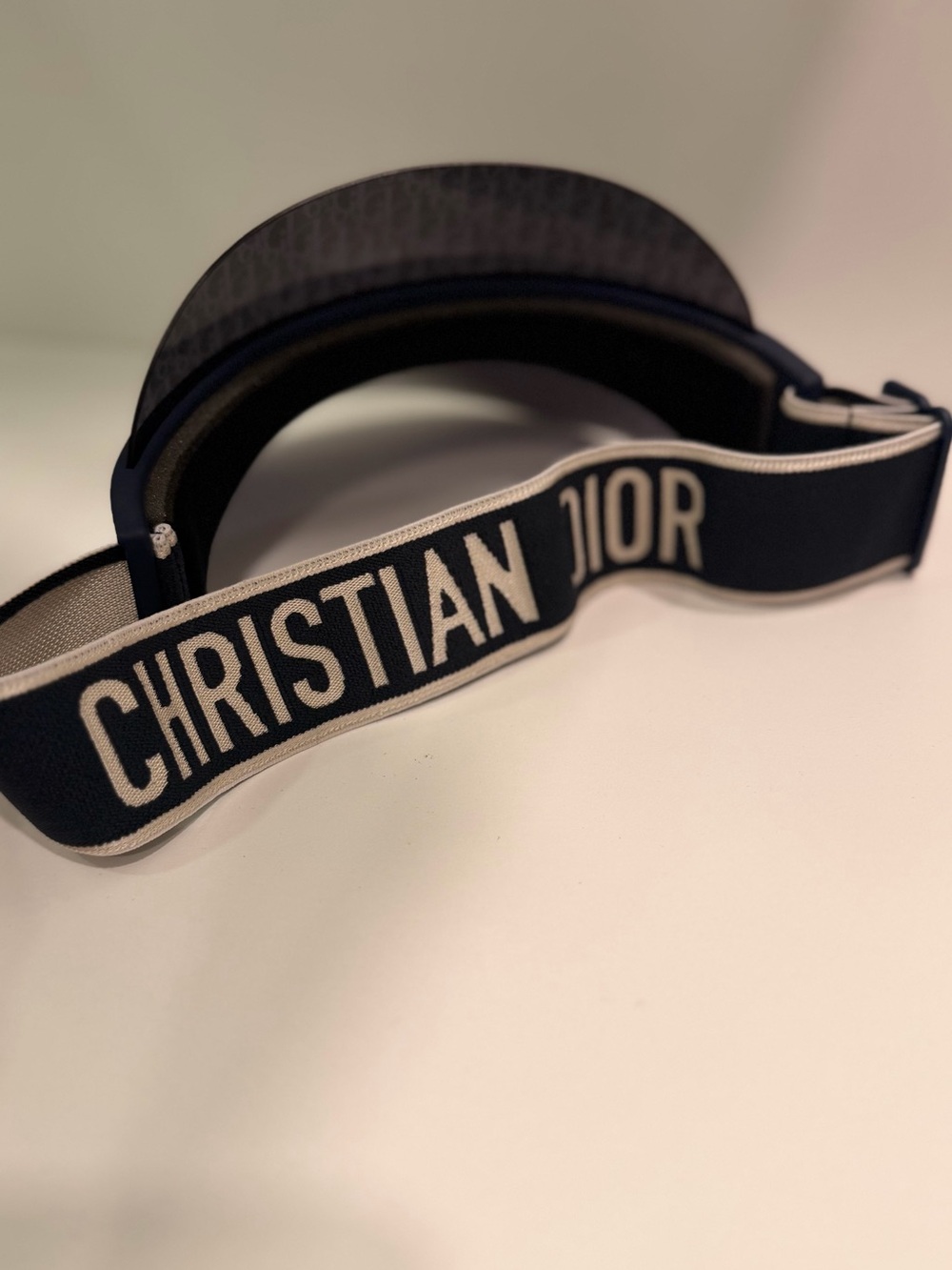 Dior Blue and White Monogram Visor - Picture 6 of 6